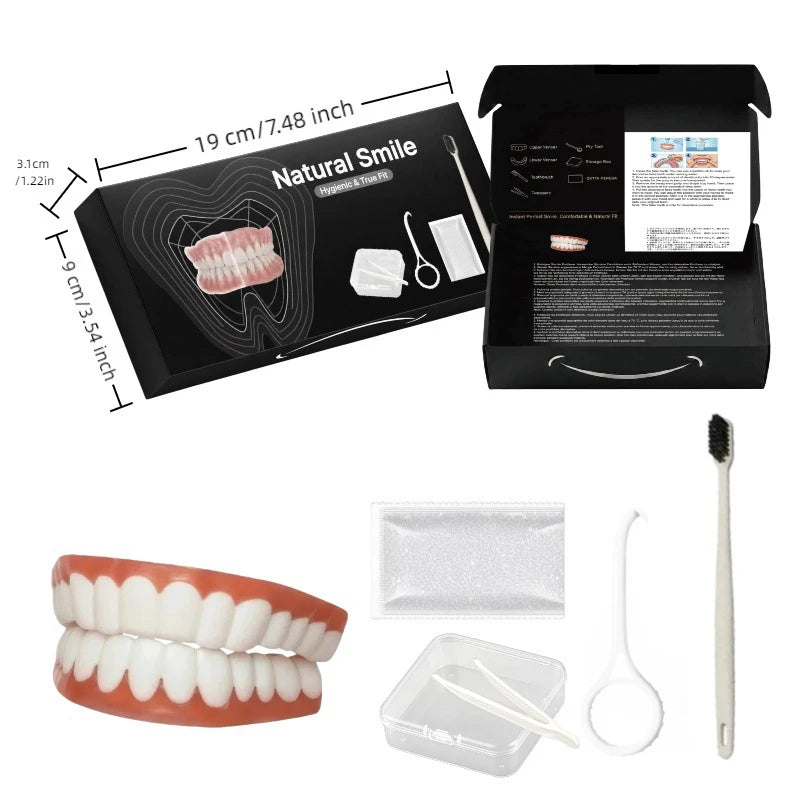 Full Mouth Denture Set and Artificial Teeth for Daily Comfort and Maintenance - 8