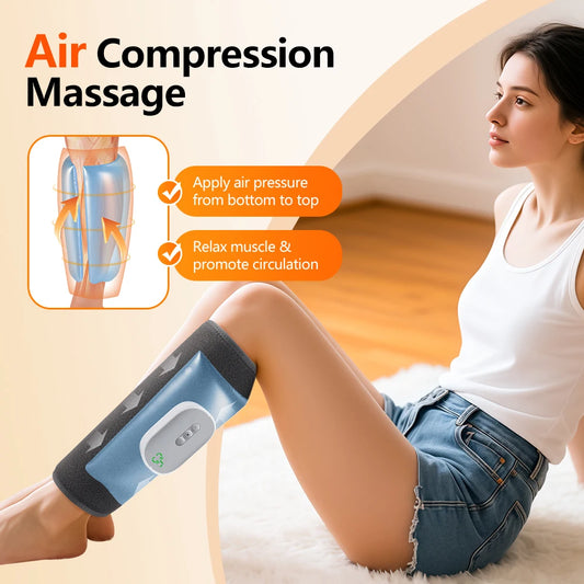 Air Compression Calf Massager and Leg Recovery Wrap for Sedentary Workers