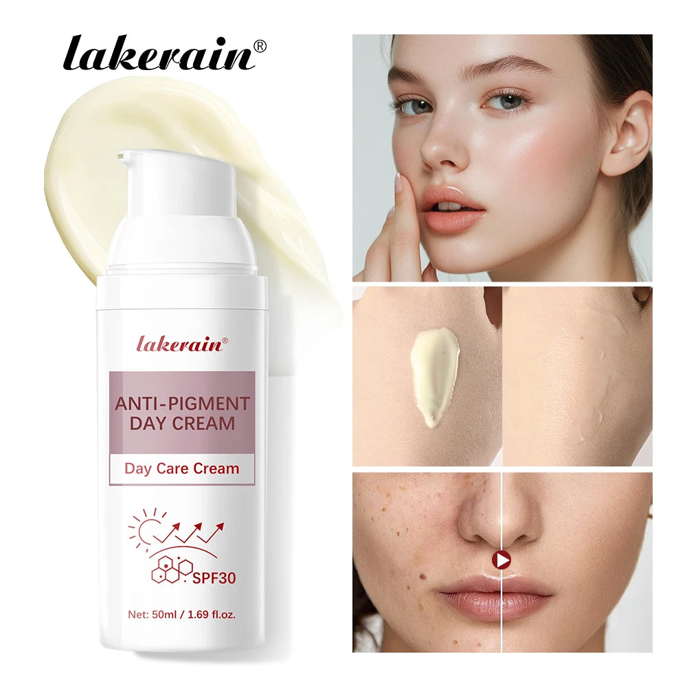 Anti Pigment Day Cream and Moisturizing Sun Protection for Daily Face Skincare - 1