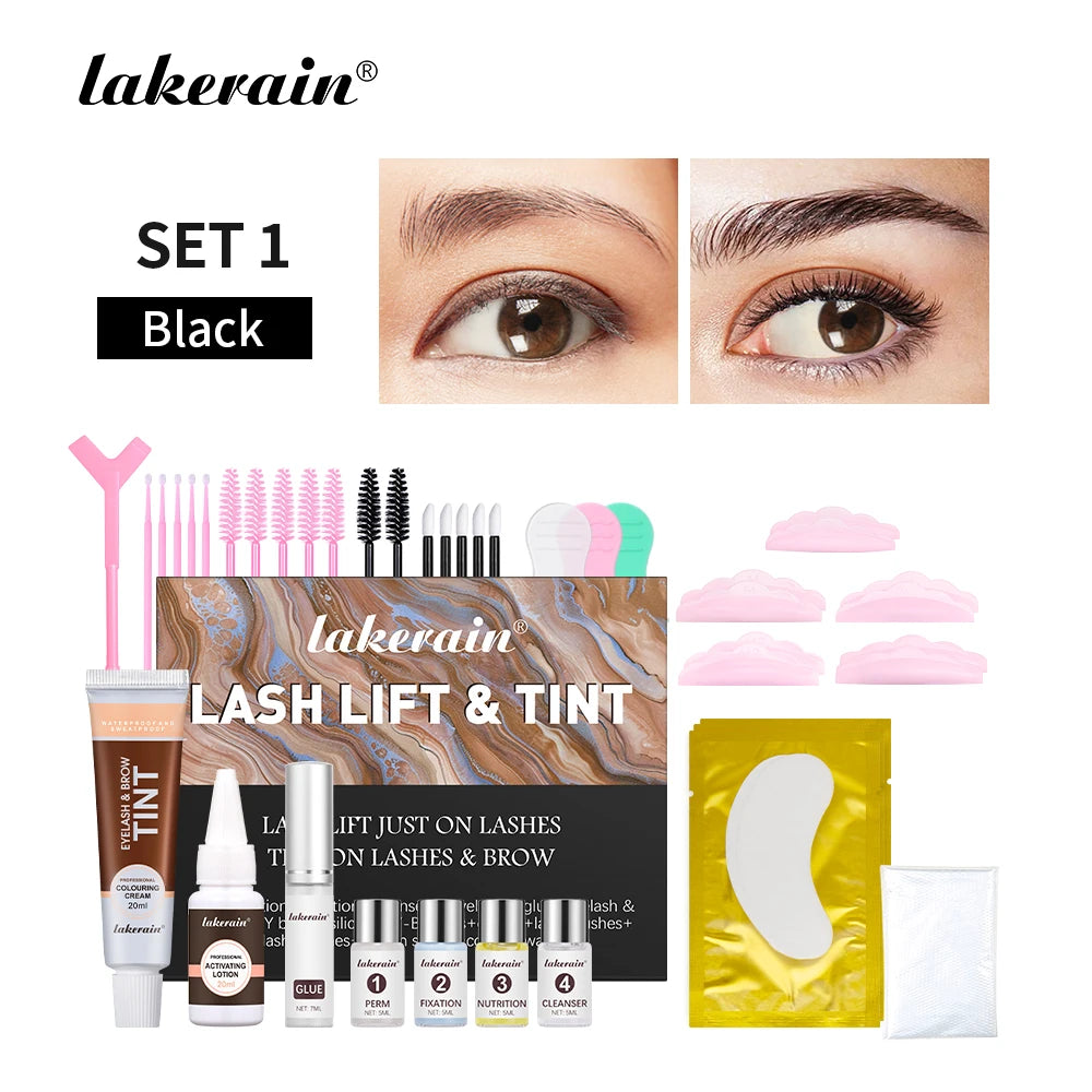 Brow Lamination and Eyebrow Tinting Kit for Professional Salon Results at Home