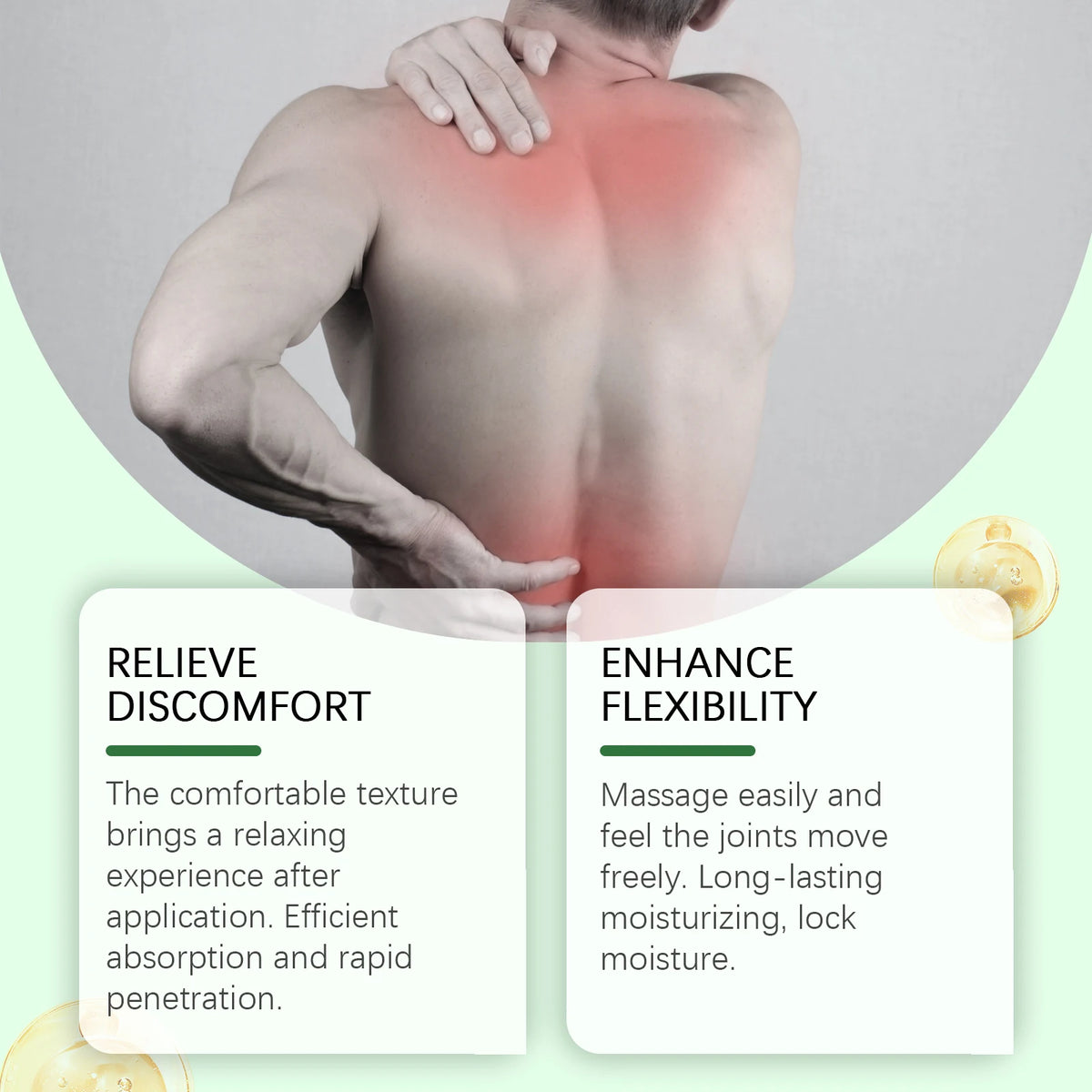Herbal Body Massage Balm and Muscle Relief Cream for Daily Joint Soreness