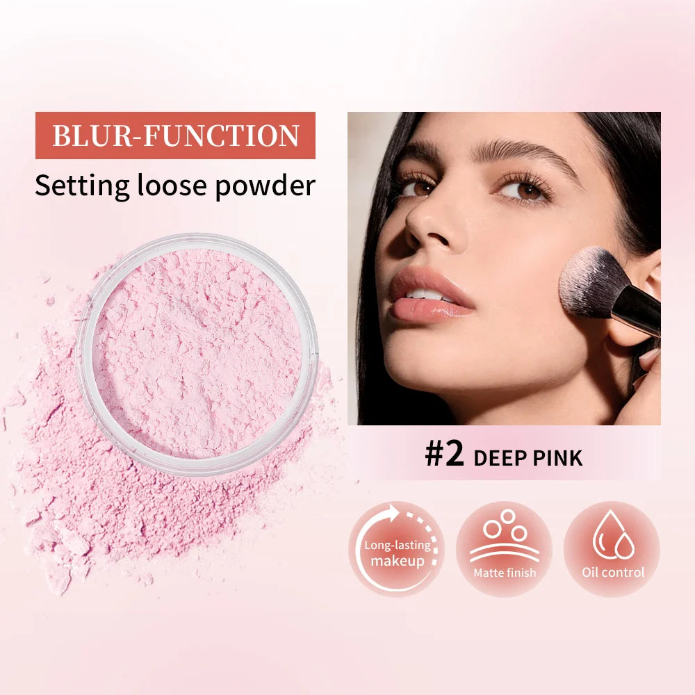 Loose Setting Powder and Finishing Face Powder for long lasting matte makeup - 3