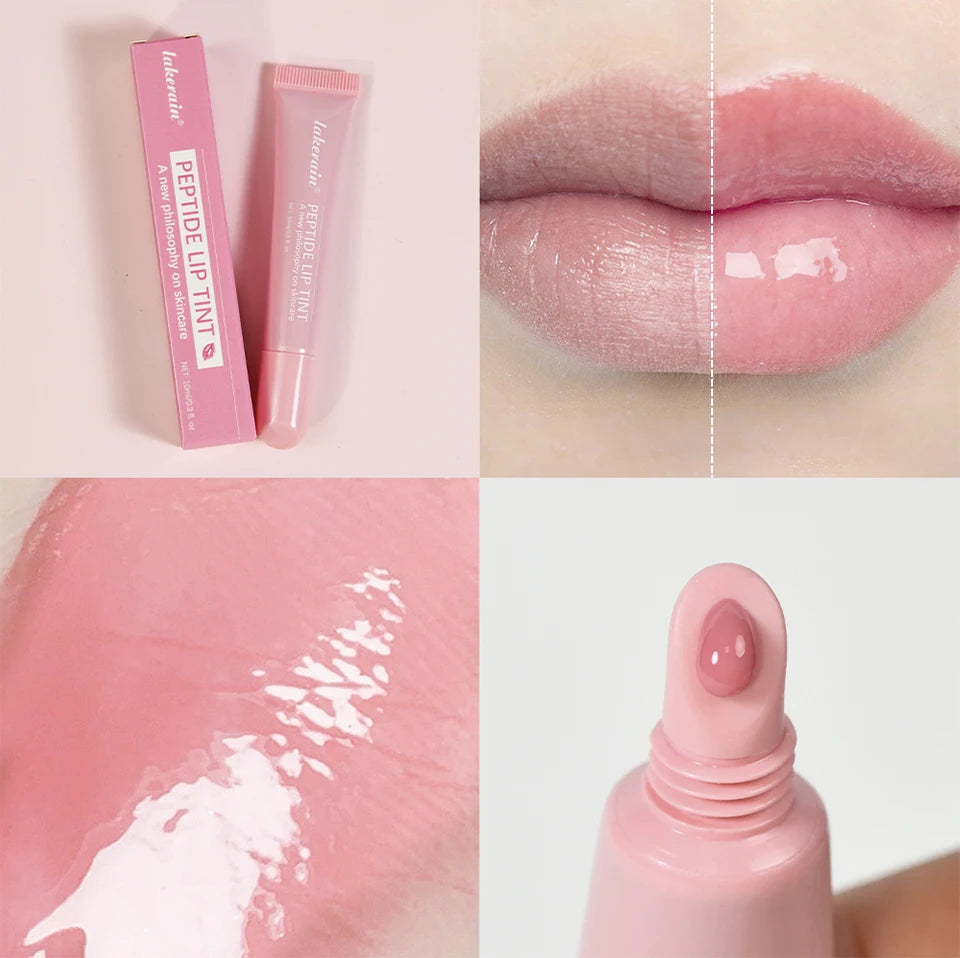 Peptide Lip Tint and Hydrating Lip Gloss for Daily Makeup and Lip Care Routine - 16