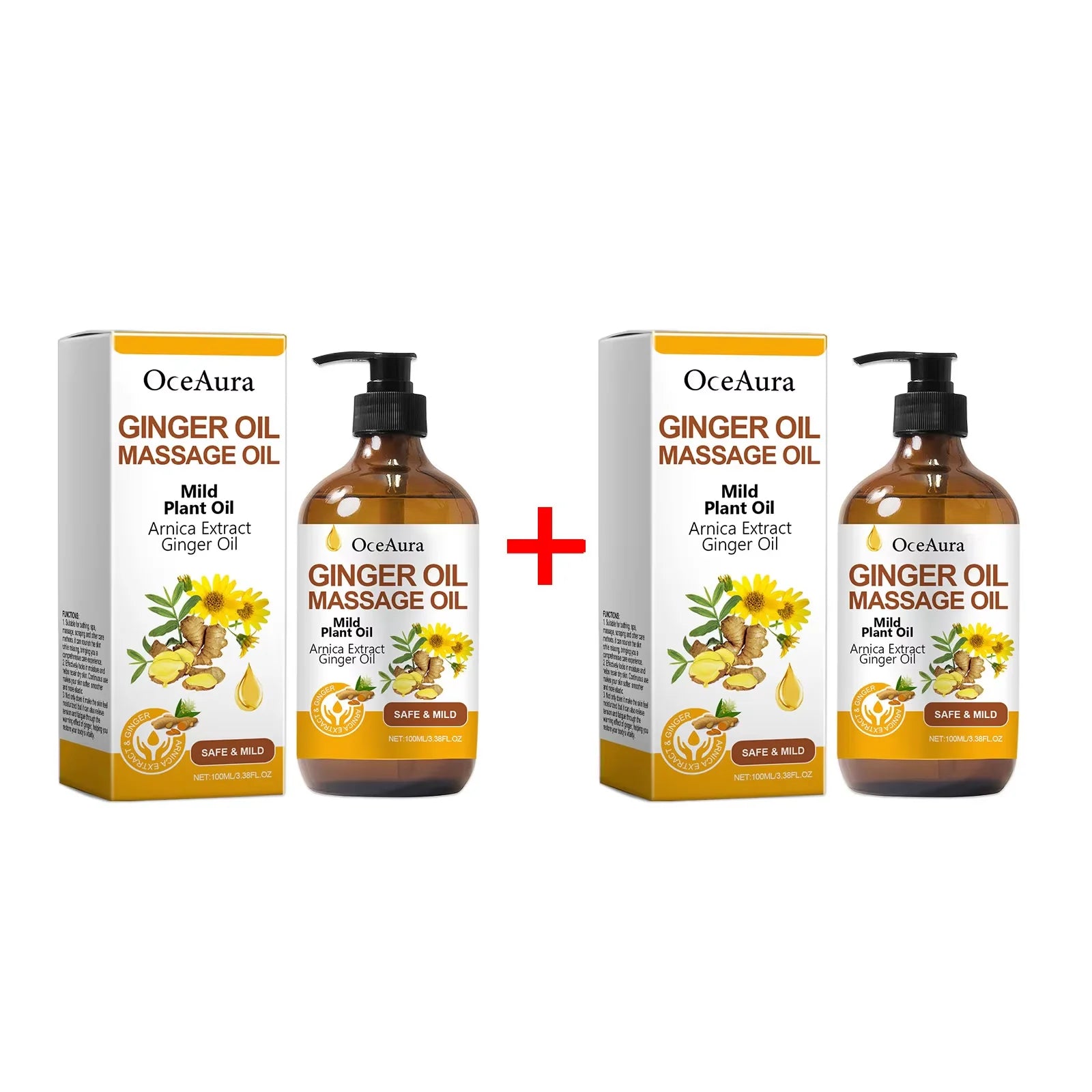 Ginger Massage Oil and Body Relaxing Essential Oil for Skin Nourishing Therapy - 19