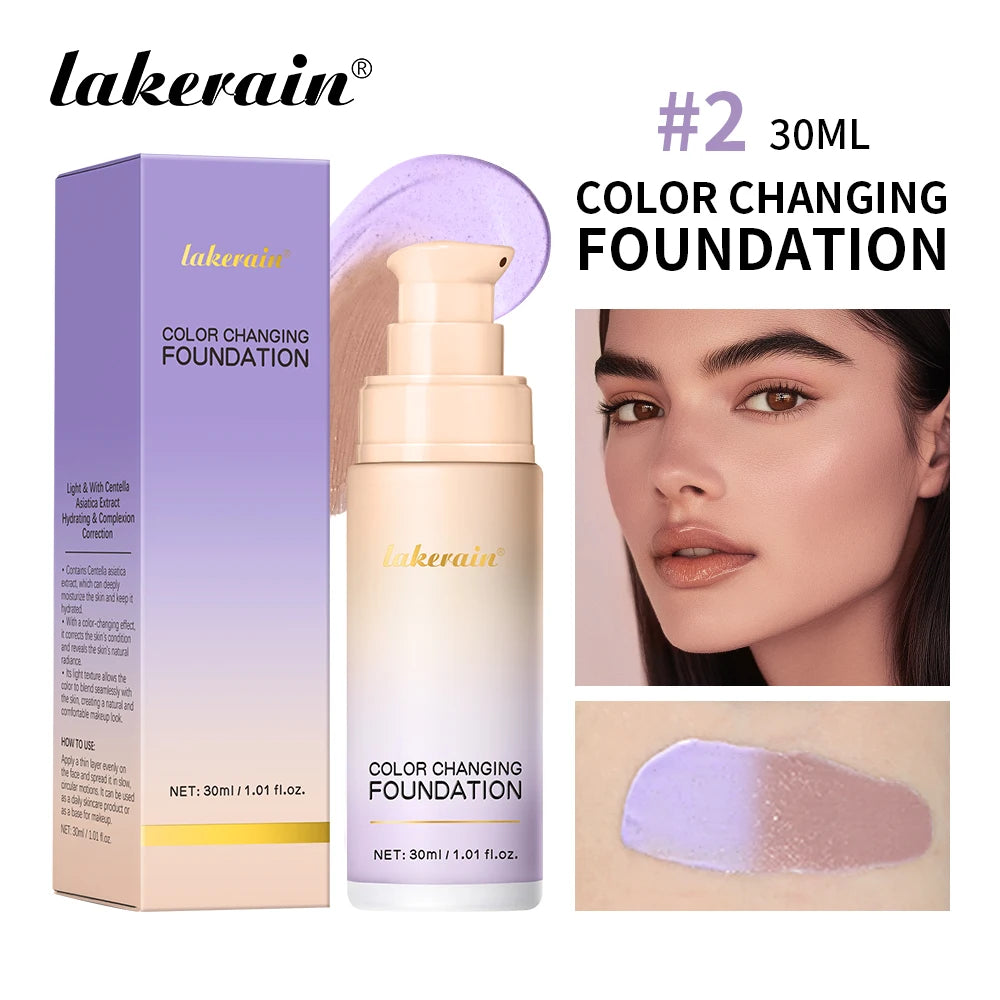 Color Changing Foundation and Liquid Makeup Base for Daily Radiant Skin - 23
