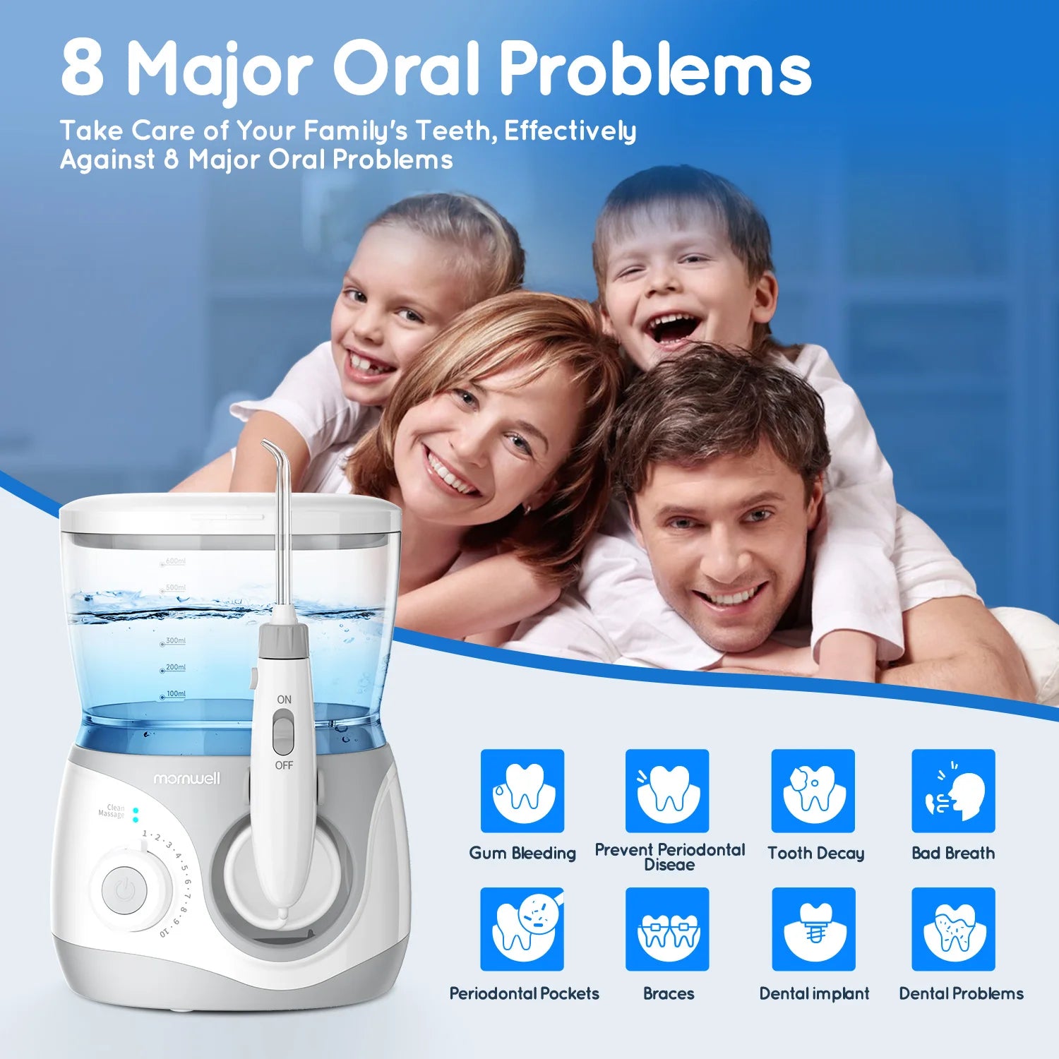 Water Flosser and Oral Irrigator for Deep Teeth Cleaning and Gum Health Care - 2