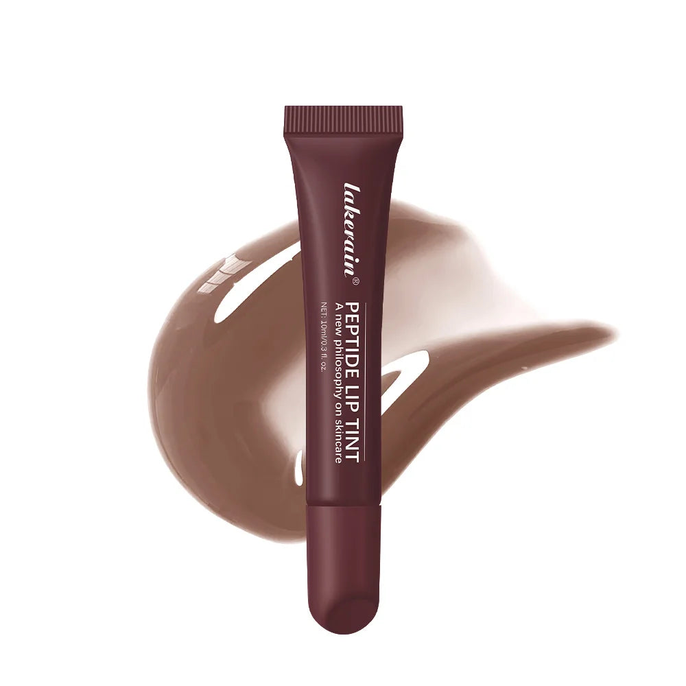 Peptide Lip Tint and Hydrating Lip Gloss for Daily Makeup and Lip Care Routine