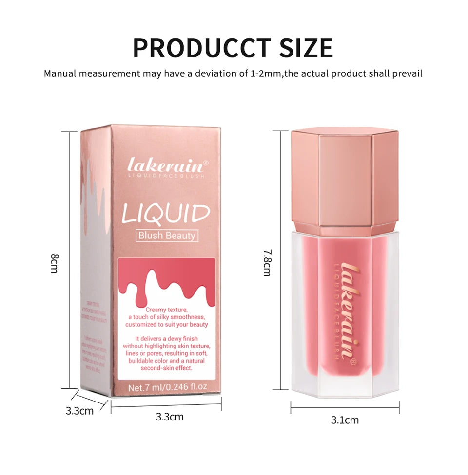 Liquid Blush and Cream Face Tint for a Natural Long Lasting Matte Makeup Glow