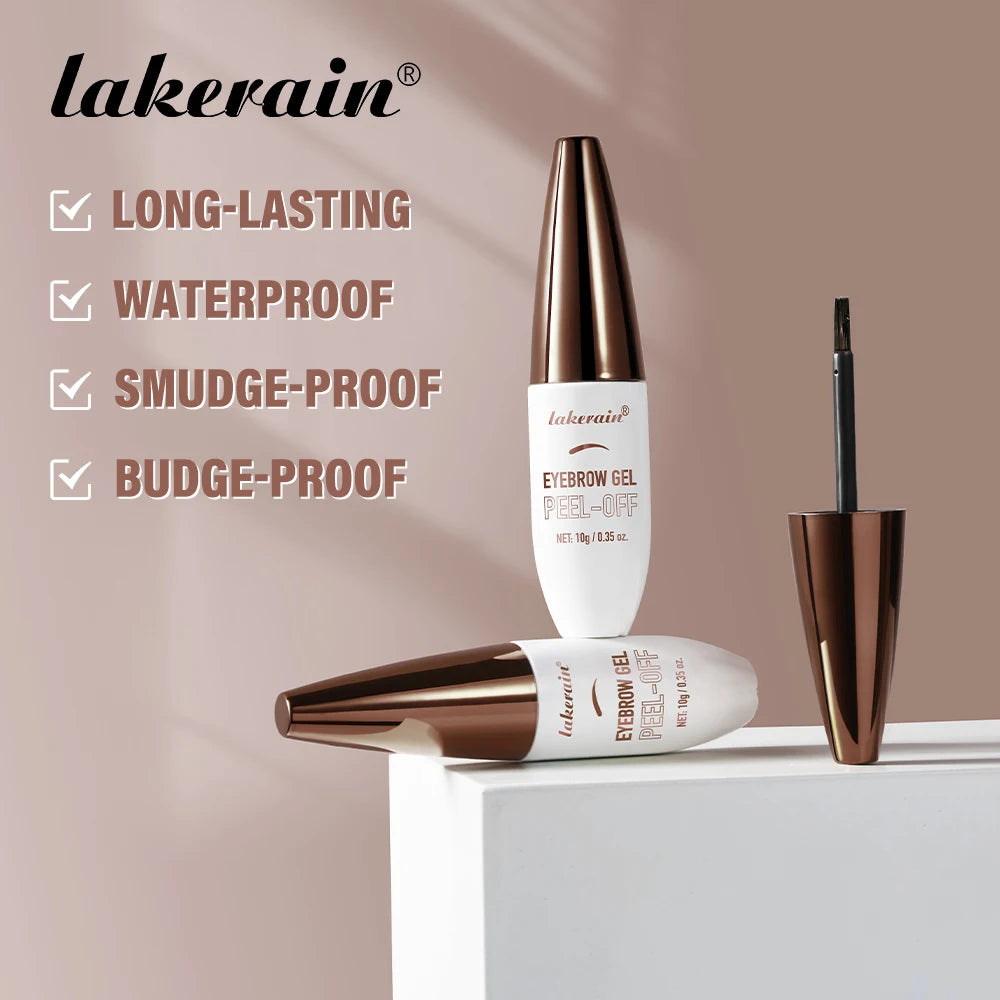 Peel Off Eyebrow Gel and Tinted Brow Tattoo for Long Lasting Defined Brows