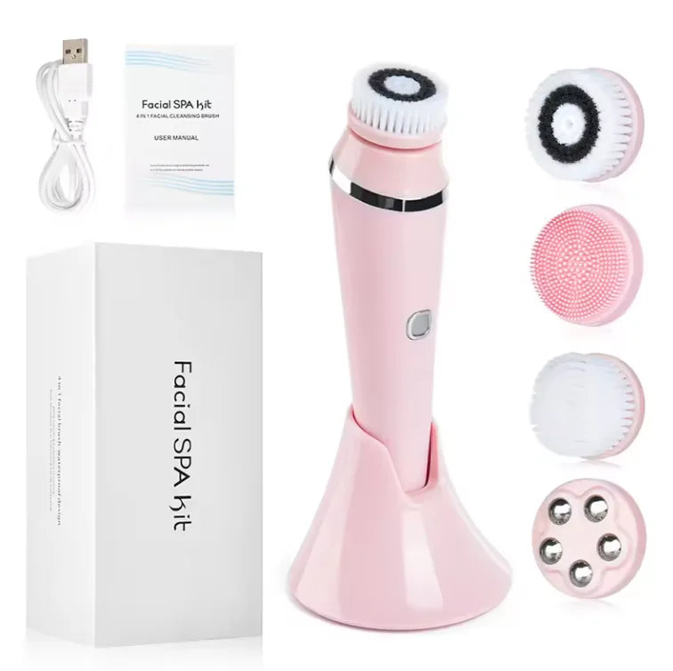 Electric Facial Cleansing Brush and Pore Cleaner for Daily Skincare Routine - 20