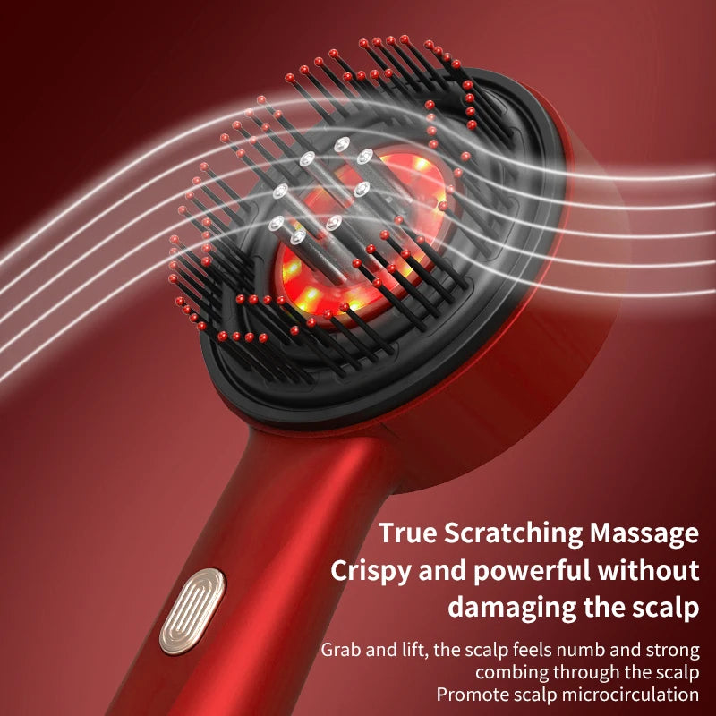 Electric Scalp Massager and Hair Oil Applicator Brush for Relaxation at Home - 16