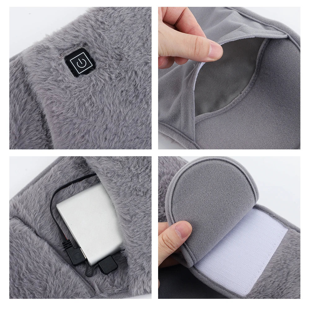 Electric Heating Pad and Thermal Warming Belt for Winter Body Pain Relief