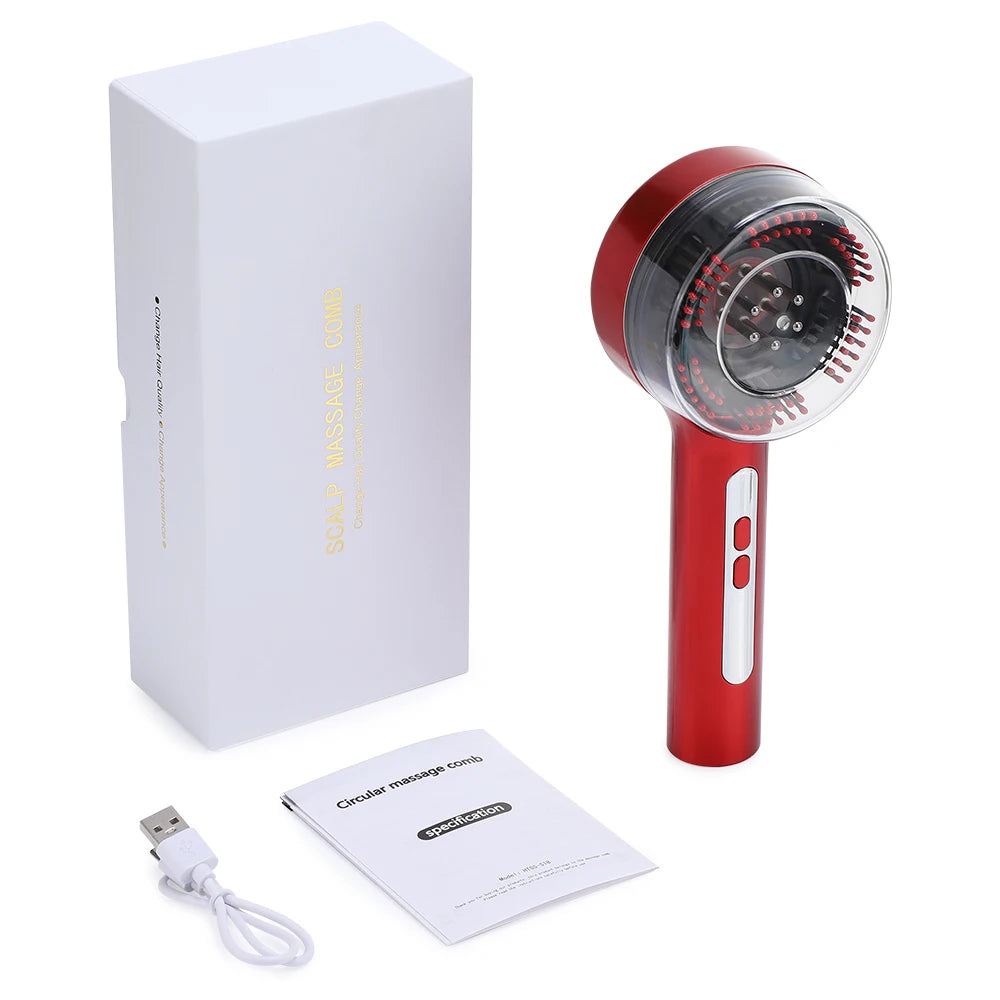 Electric Scalp Massager and Hair Growth Comb for Daily Scalp Care Relaxation - 14