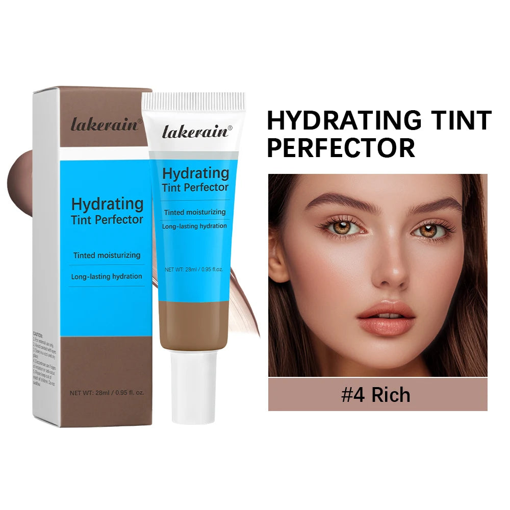 Hydrating Tinted Foundation and Moisturizing Concealer for Smooth Daily Makeup