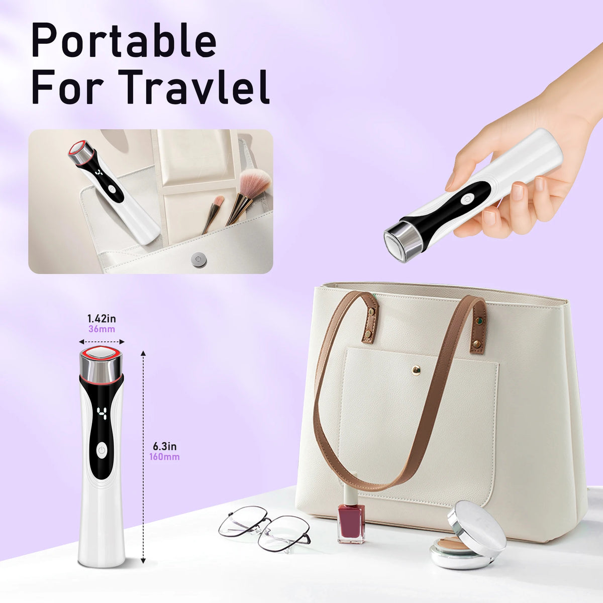 Microcurrent Facial Massager and Skin Tightening Device for Youthful Glow