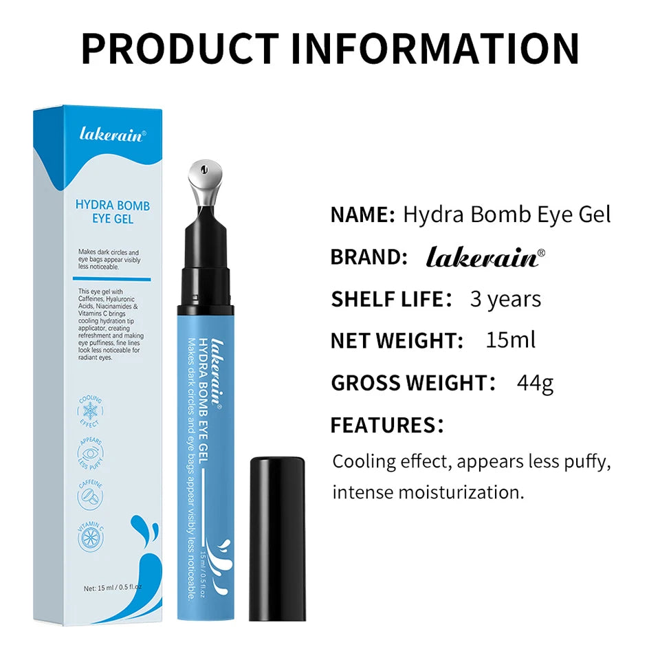 Eye Gel and Brightening Serum for Reducing Dark Circles and Tired Looking Eyes - 15