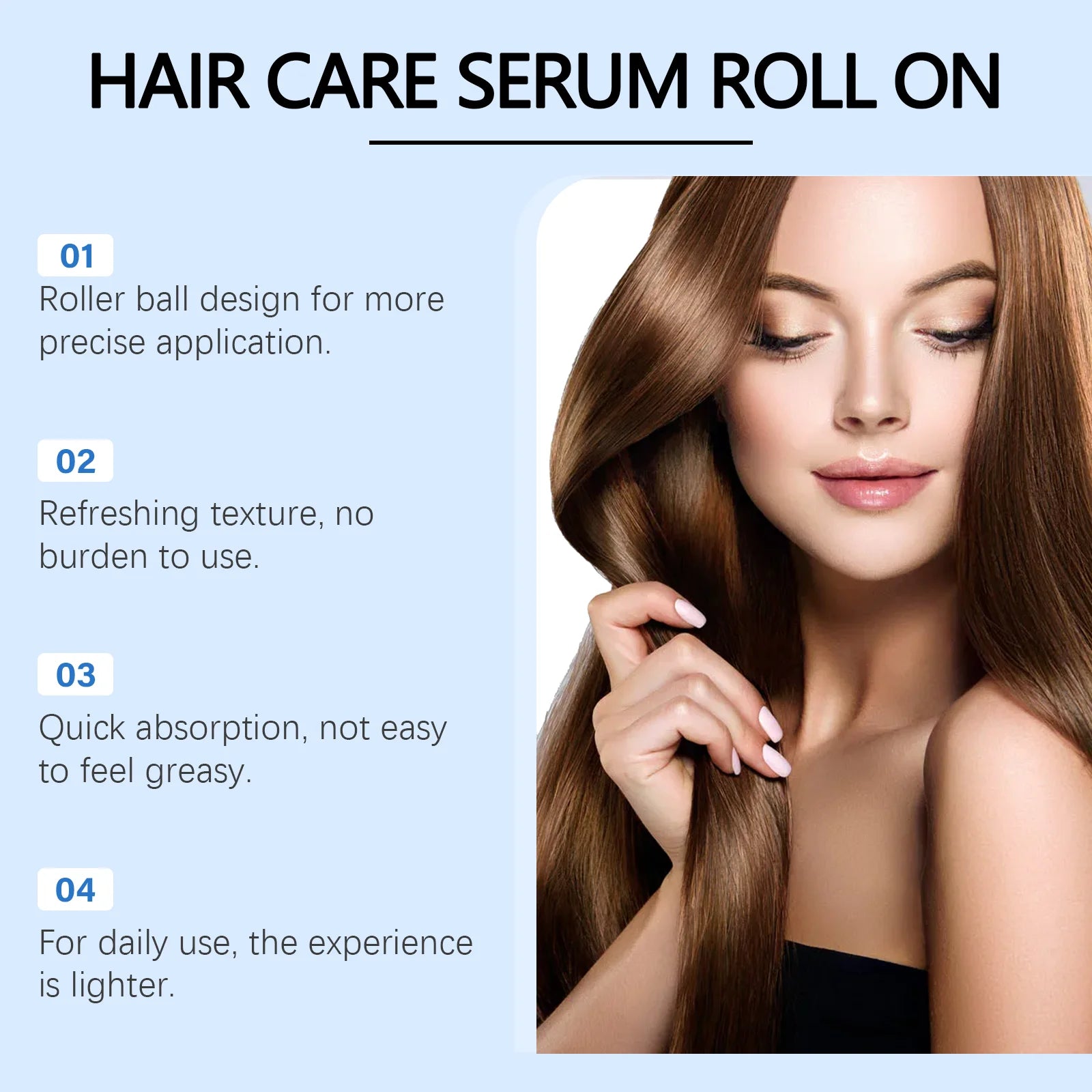 Rosemary Hair Serum and Scalp Roller for Thicker Fuller Hair Growth Routine - 8