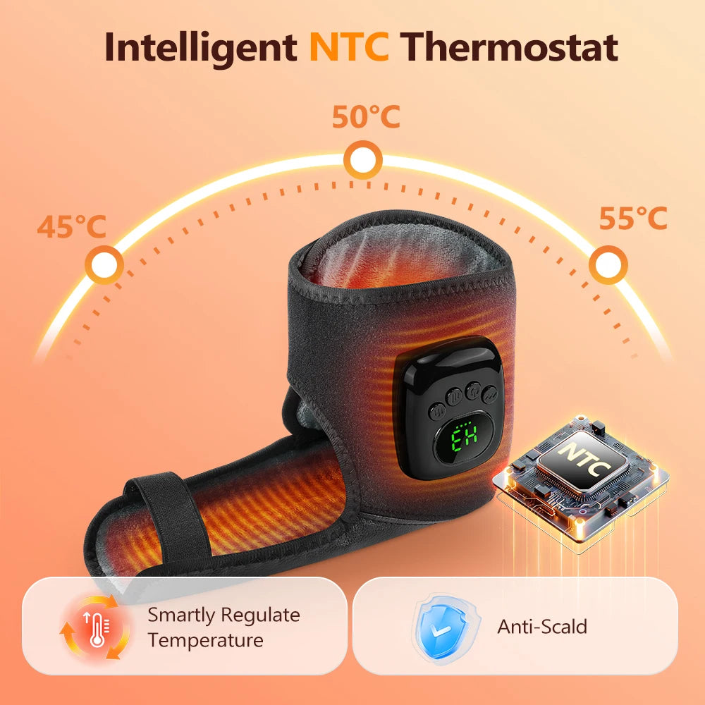 Cordless Wrist Massager and Heated Hand Wrap for Daily Relaxation and Muscle Relief - 24