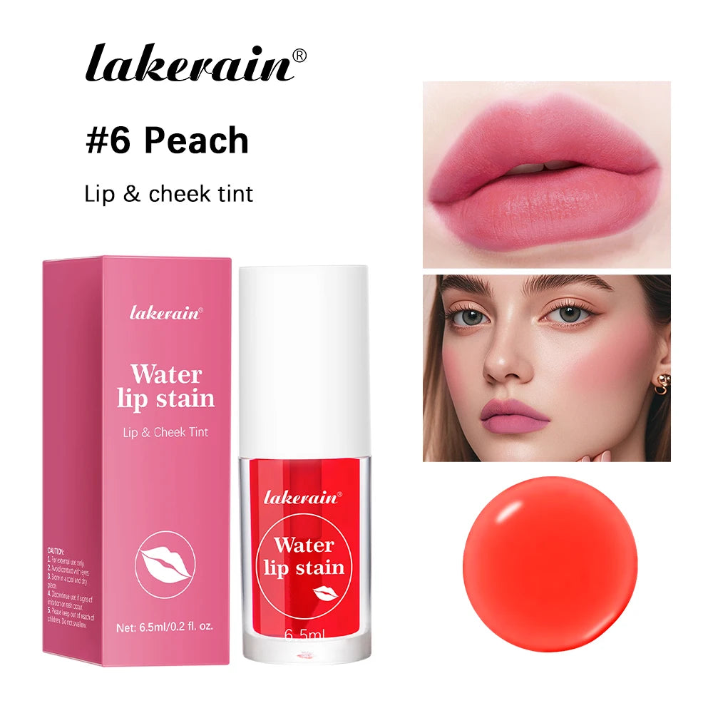 Water Lip Stain and Liquid Blush for Natural Daily Makeup and Hydrated Look - 29
