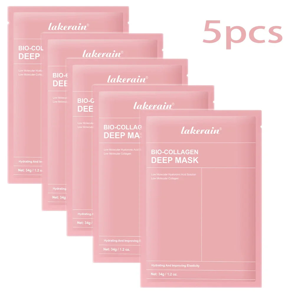 Bio Collagen Face Mask and Deep Hydrating Sheet for Overnight Skin Rejuvenation - 24