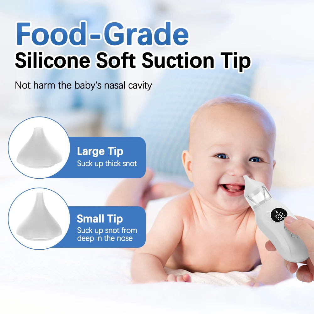Electric Baby Nasal Aspirator and Nose Sucker for Congested Newborns - 14