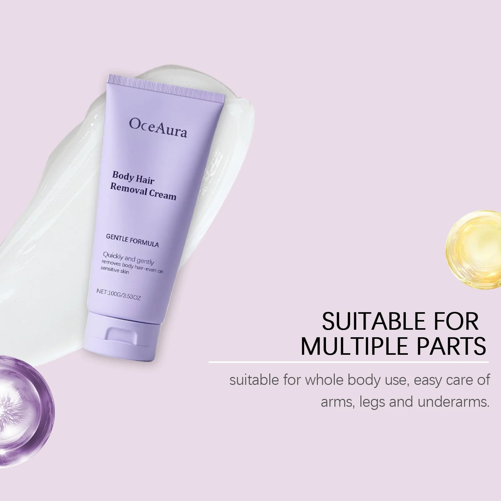 Hair Removal Cream and Depilatory Lotion for Smooth Painless Skin Results - 9