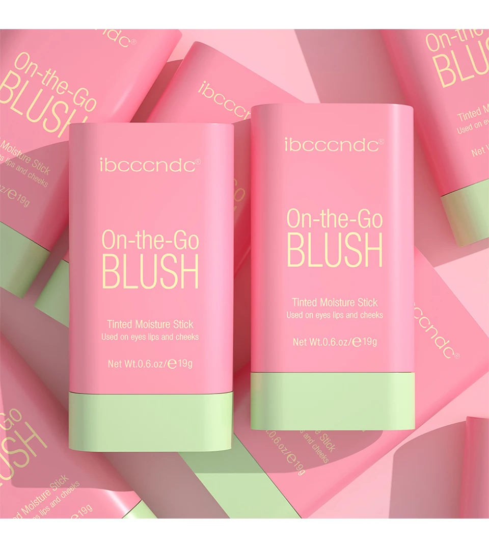 Tinted Moisture Stick and Cream Blush for Natural Makeup Look on the Go - 25