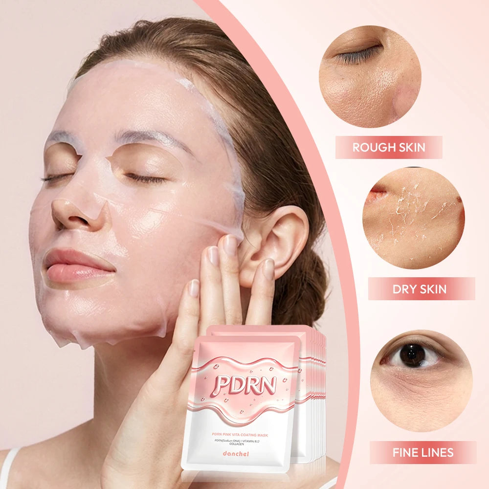 Salmon DNA PDRN Face Mask and Hydrating Sheet Mask for Daily Skincare Routine - 4