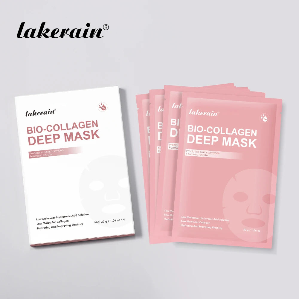 Collagen Deep Face Mask and Hydrating Overnight Sheet for Radiant Skin Care