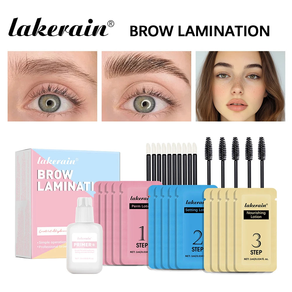 Brow Lamination Kit and Eyebrow Lifting Set for Professional Salon Style Brows - 32