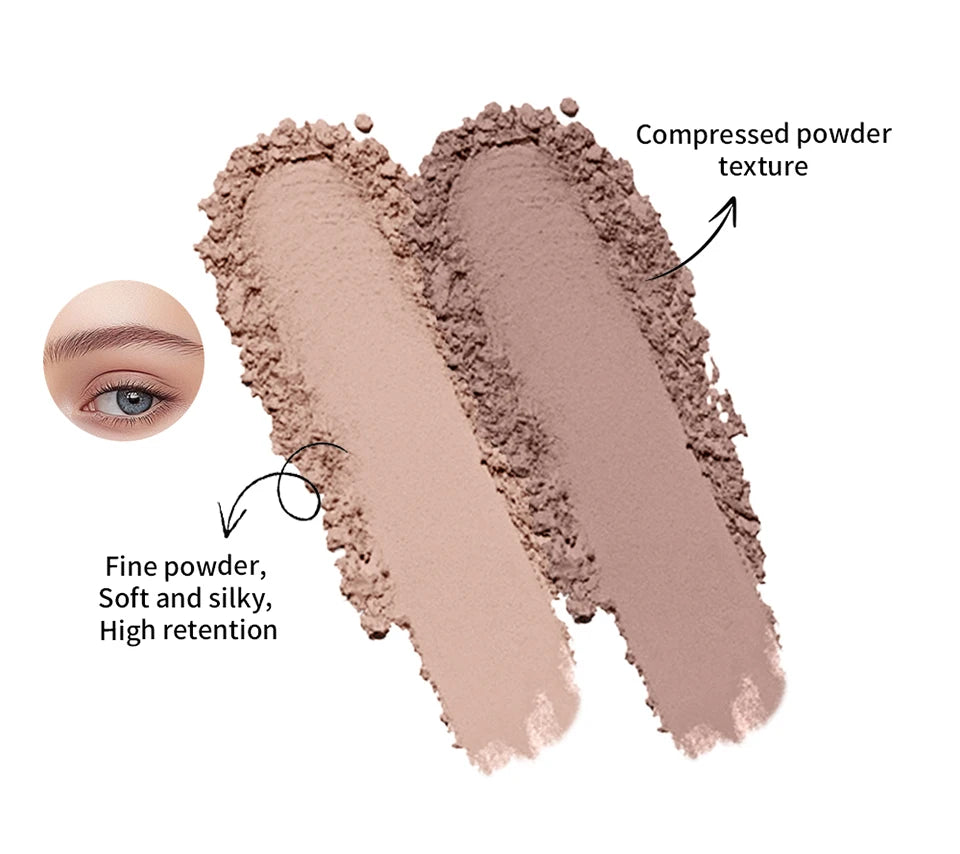 Brow Powder Duo and Eyebrow Enhancer for Natural Defined Eyebrows and Contouring