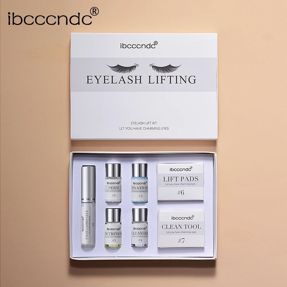Eyelash Lifting Kit and Semi Permanent Lash Perming Set for Salon and Home Use