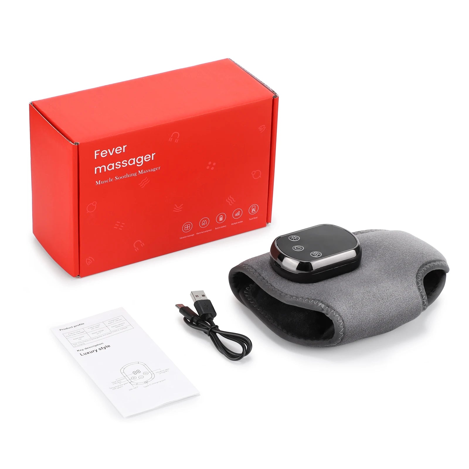 Heated Ankle Massager and Electric Vibration Wrap for Pain Relief at Home - 14