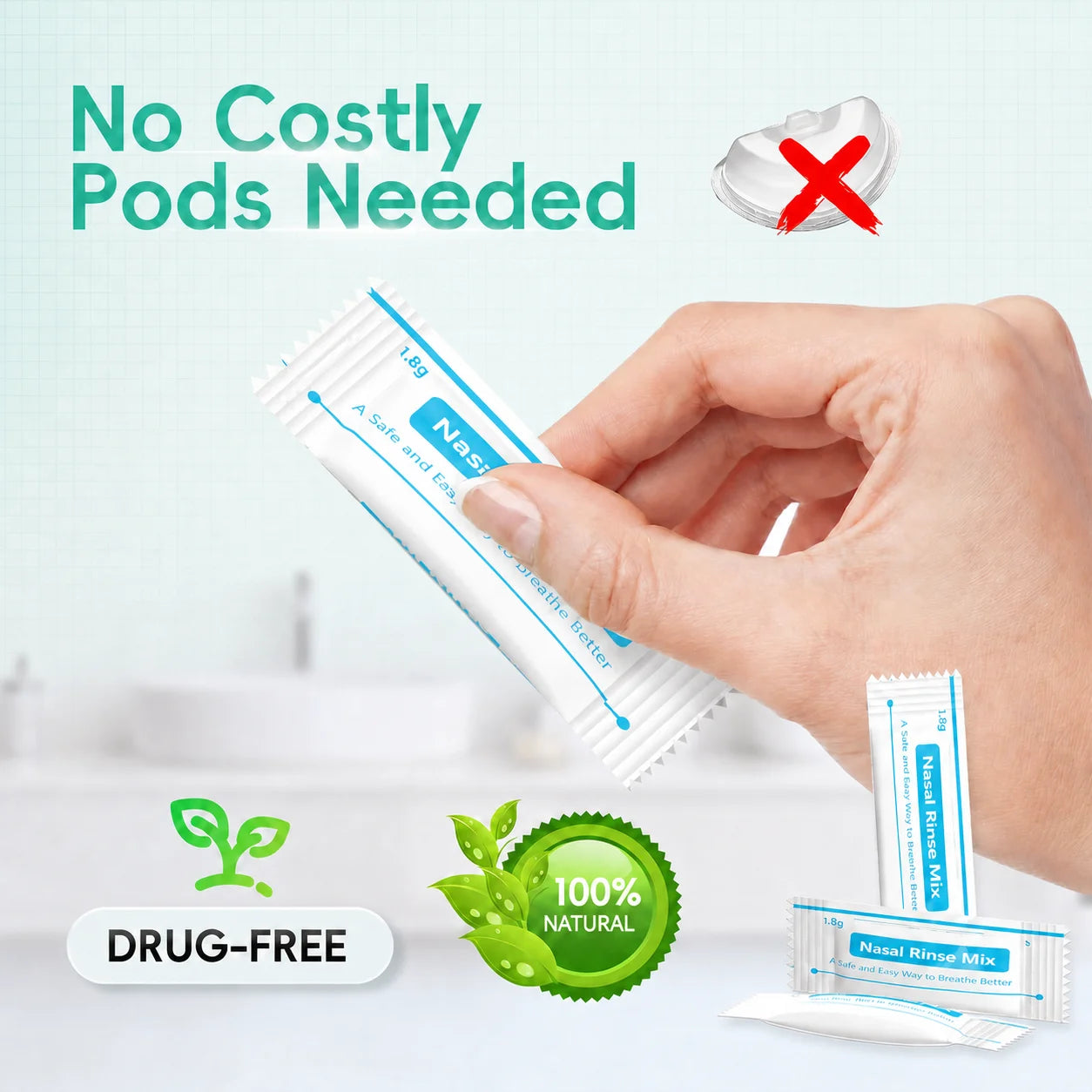 Electric Nasal Irrigator and Sinus Rinse Machine for Daily Allergy Relief - 9