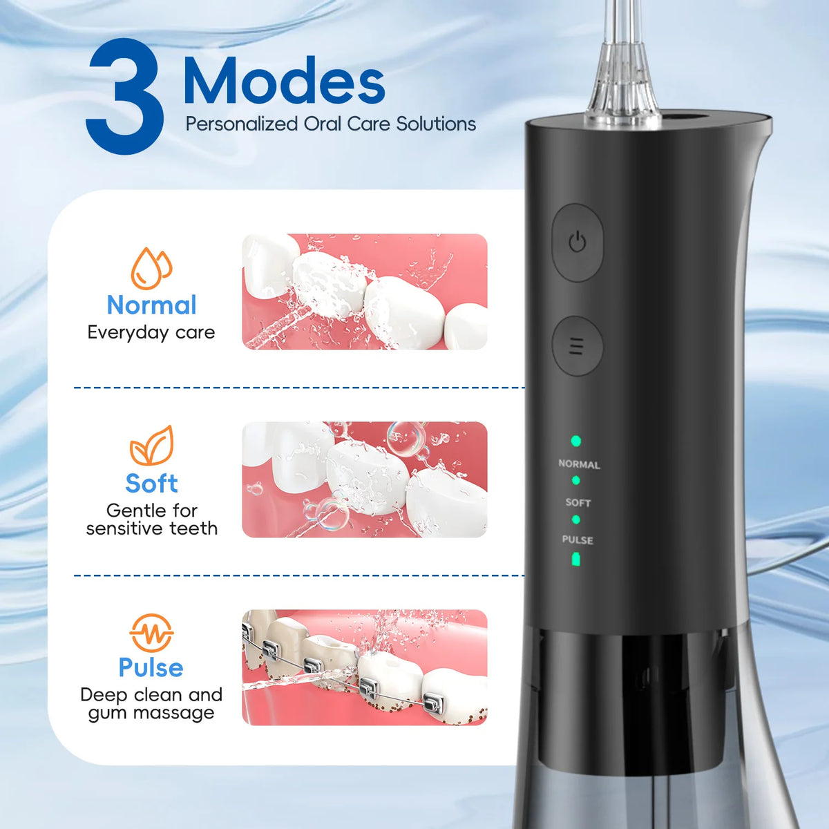 Water Flosser and Electric Toothbrush Combo for Complete Oral Care Routine