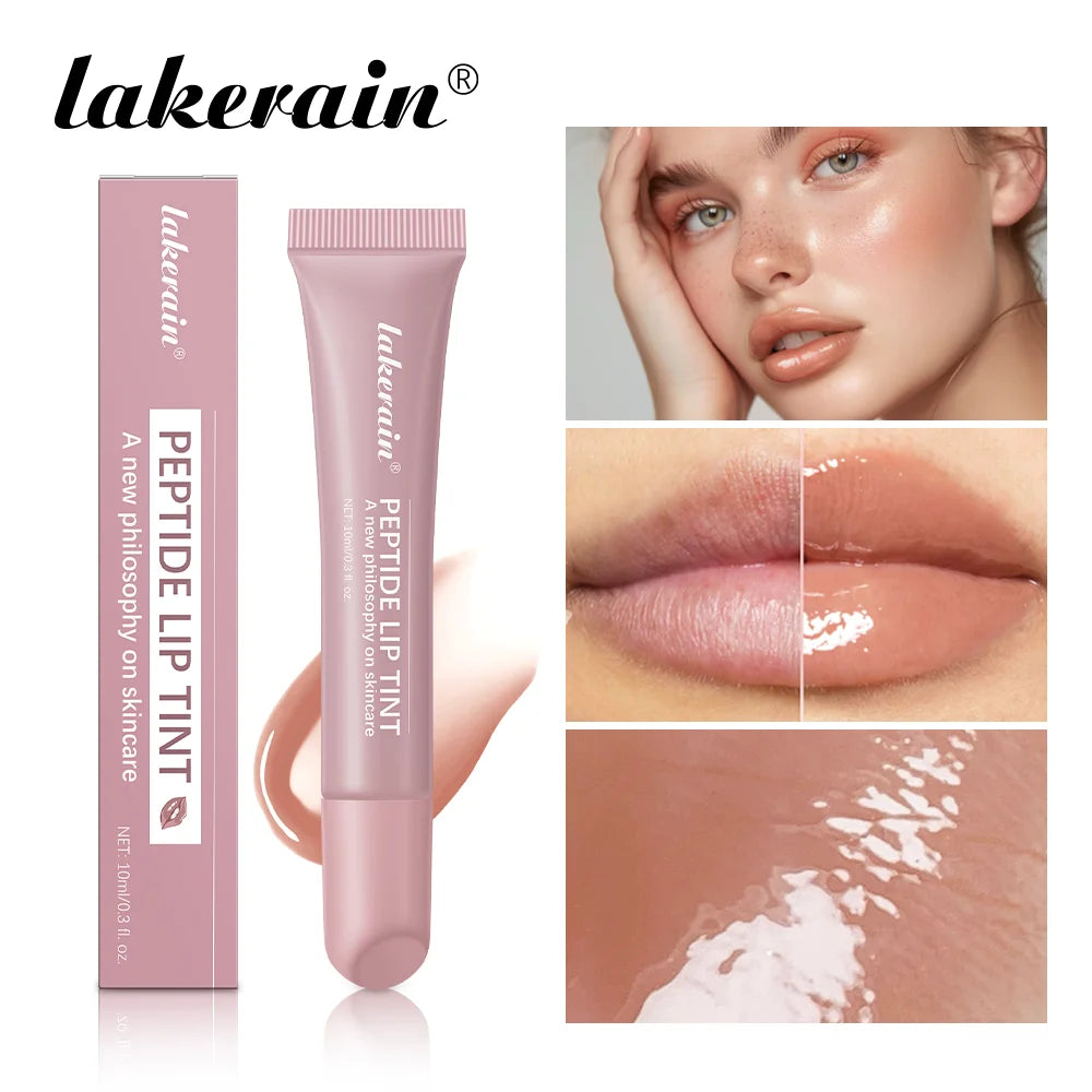 Peptide Lip Tint and Moisturizing Lip Gloss for Daily Hydration and Shine - 2