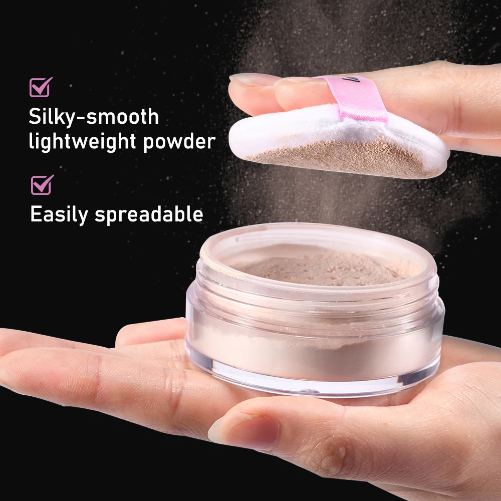 Loose Baking Powder and Translucent Setting Powder for Long Lasting Matte Makeup - 5