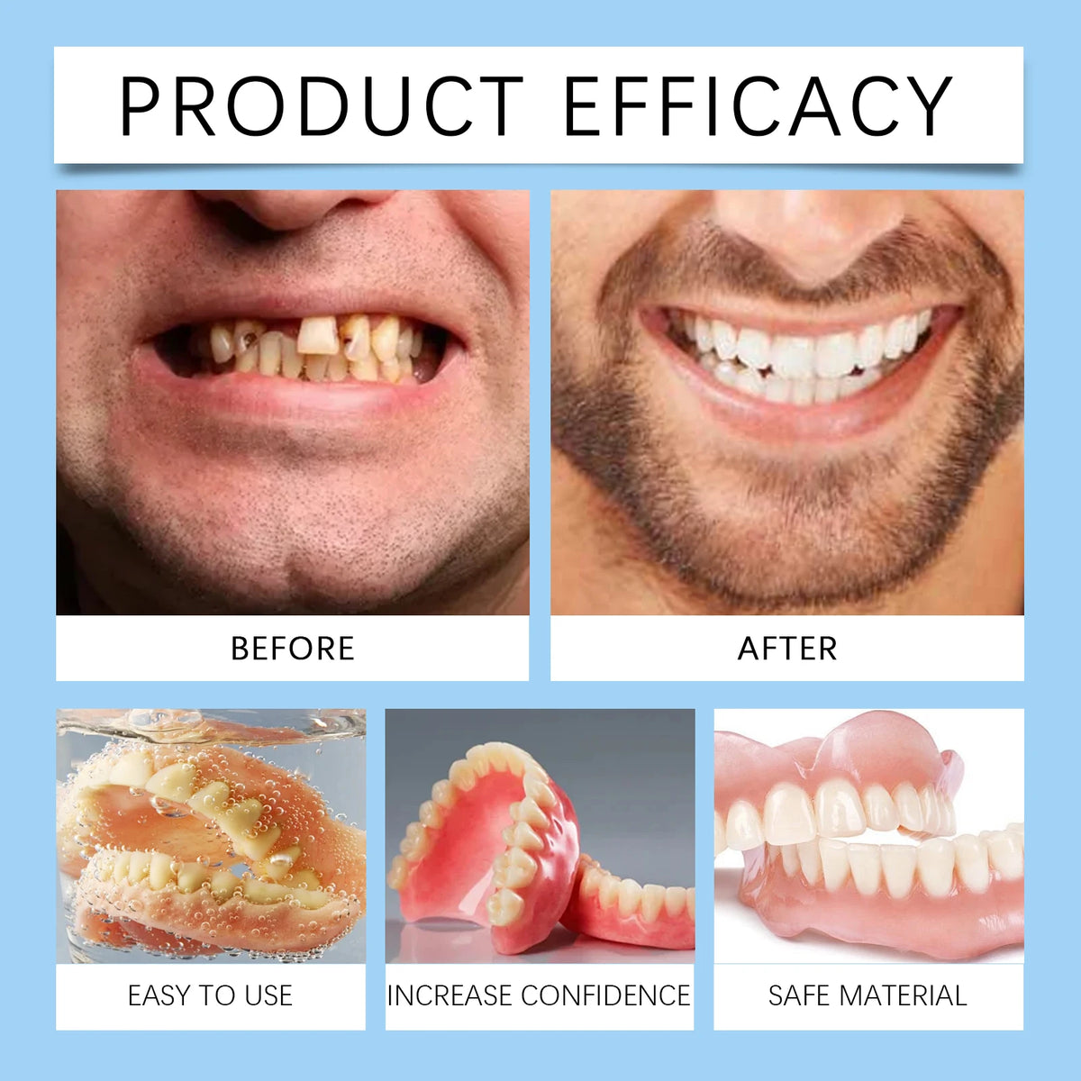Silicone Dentures and Cosmetic Veneers for Instant Smile Restoration Confidence