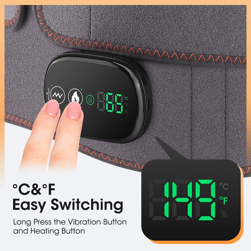 Heated Waist Massager and Vibration Back Support for Daily Relaxation and Comfort - 13