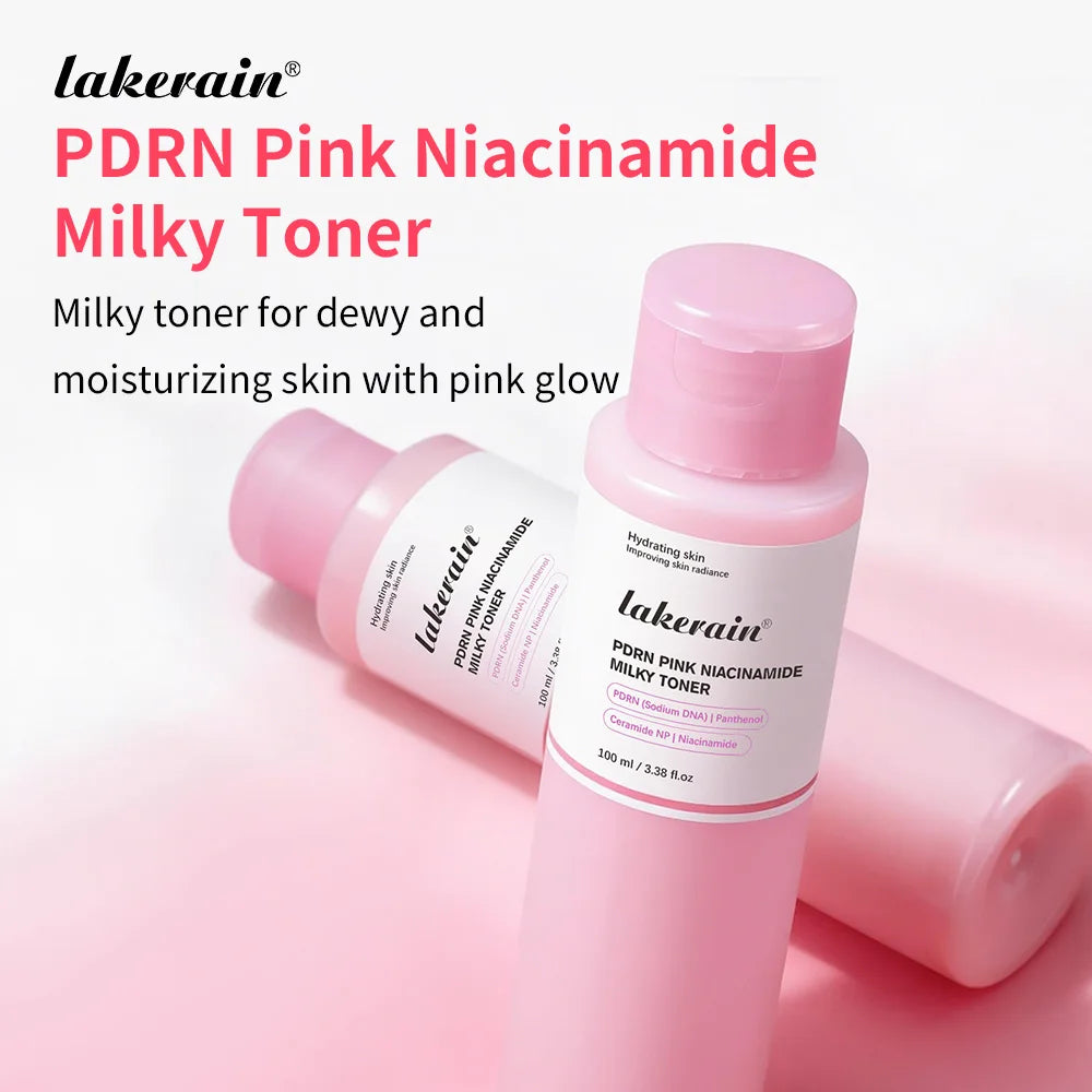 PDRN Niacinamide Toner and Milky Facial Lotion for Glowing Daily Skincare - 4