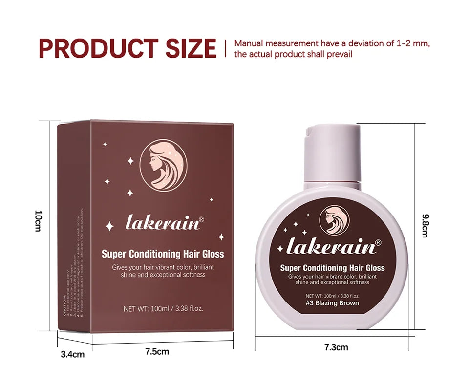 Super Conditioning Hair Gloss and Semi Permanent Hair Glaze for Vibrant Shine