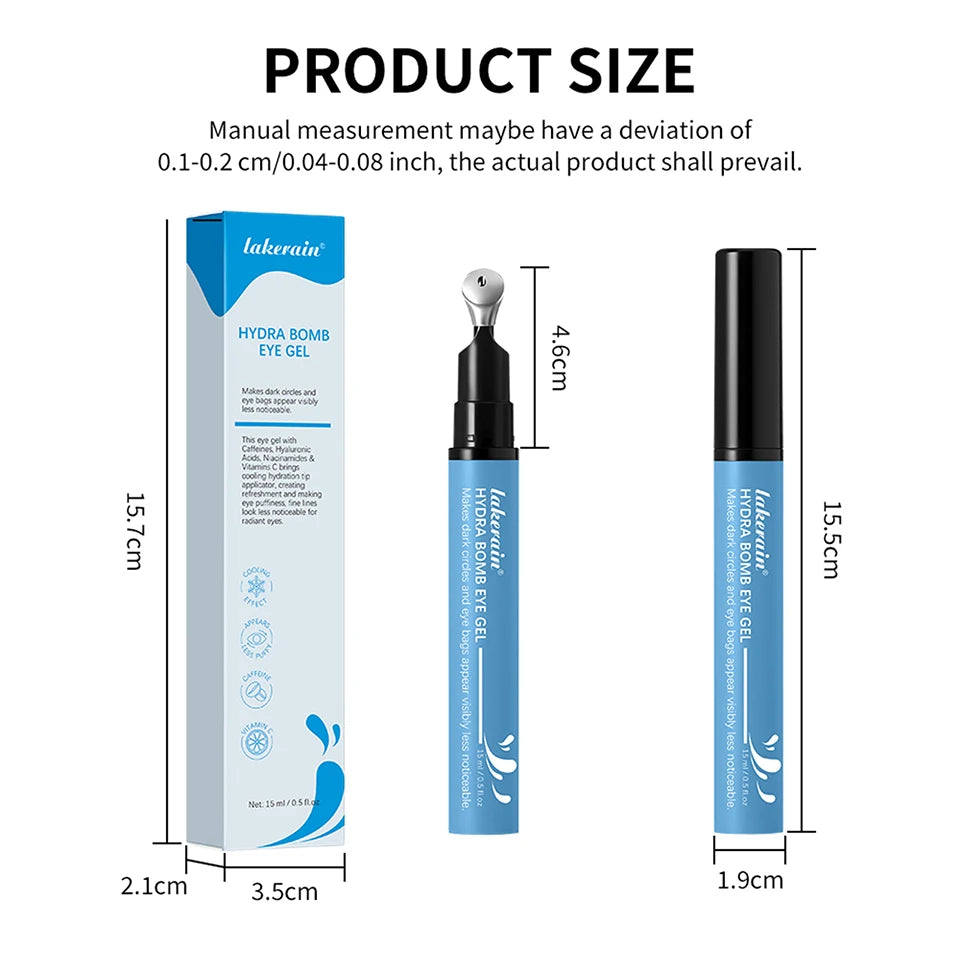 Eye Gel and Brightening Serum for Reducing Dark Circles and Tired Looking Eyes
