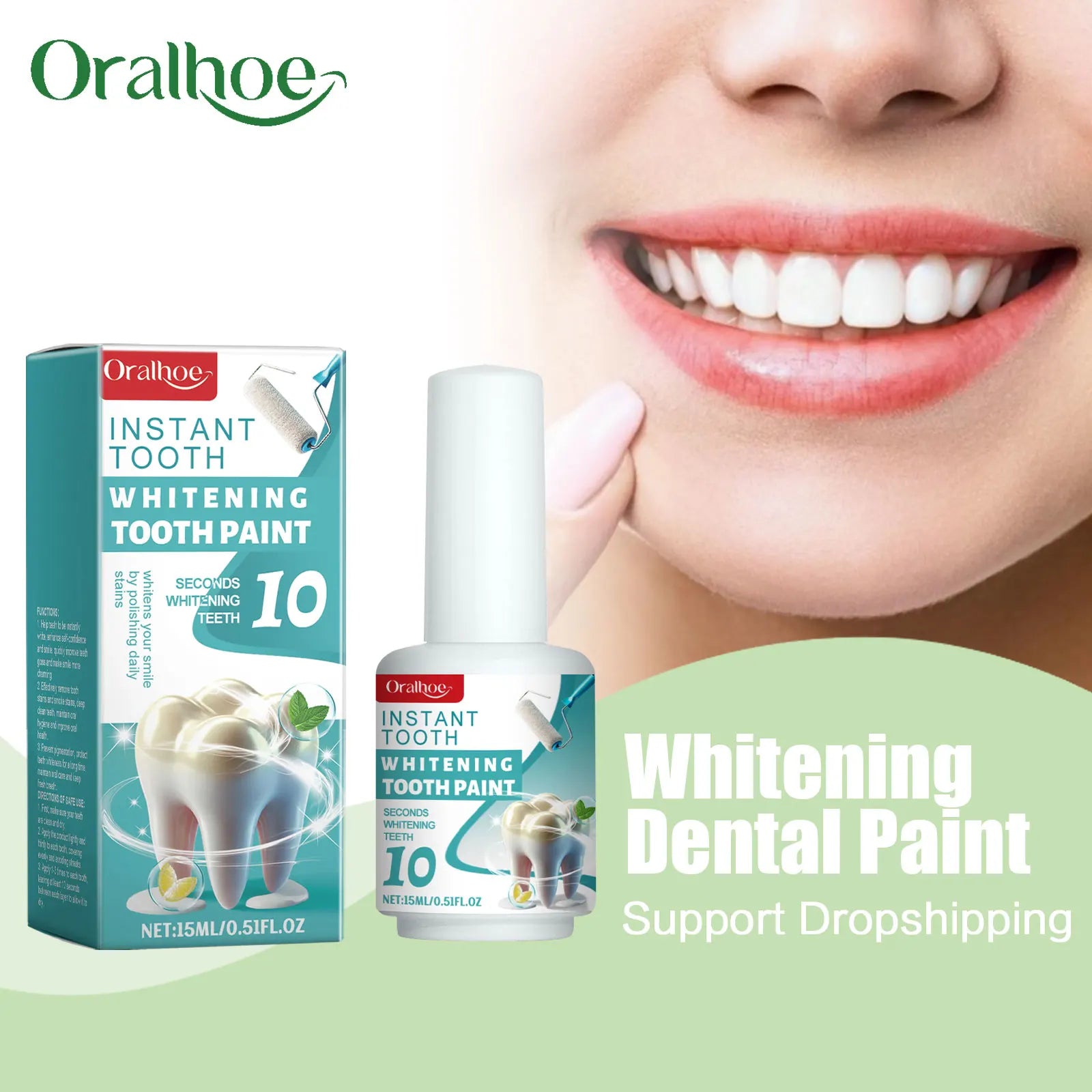 Teeth Whitening Paint and Dental Brightener Gel for a Brighter Confident Smile - 3