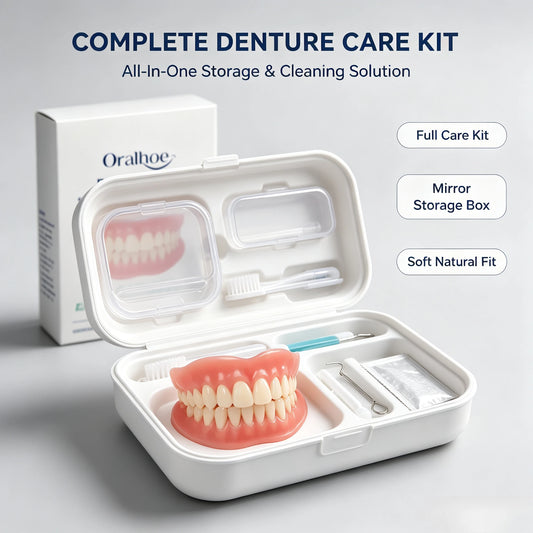Adjustable Cosmetic Dentures and Temporary Fake Teeth for Daily Smile Enhancement