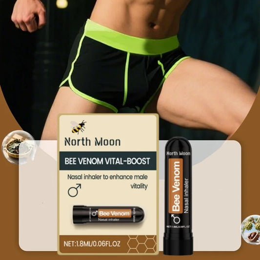 Bee Venom Nasal Sniffing Stick and Vitality Inhaler for Daily Male Wellness Support