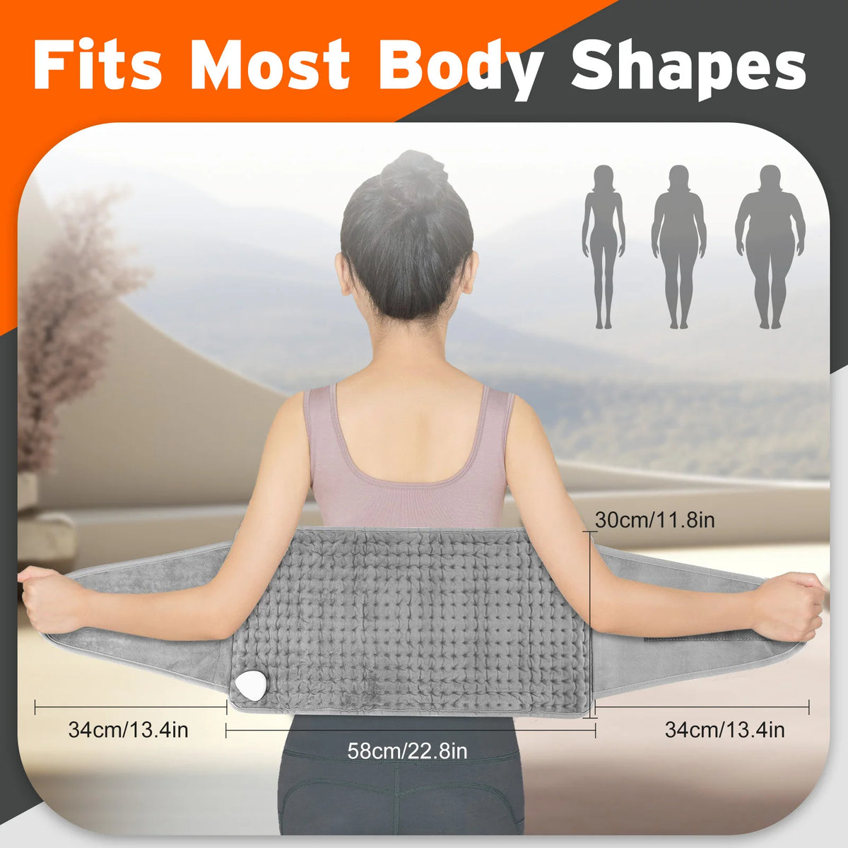 Electric Heating Waist Belt and Thermal Pad for Comfort During Cold Winters