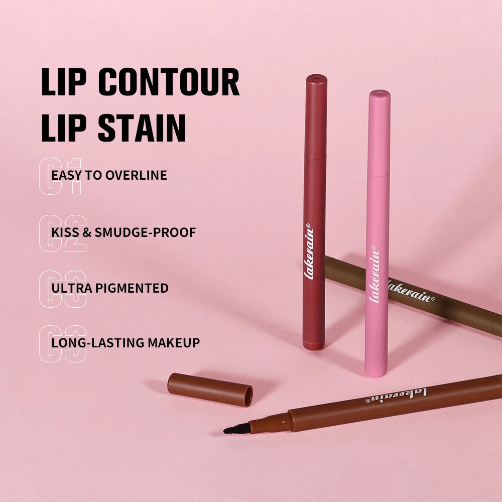 Lip Contour Lip Stain and Long Lasting Liner for Perfect Daily Makeup Looks