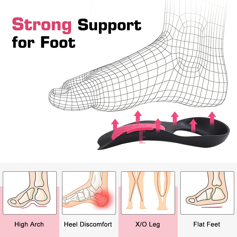 Orthopedic Arch Support Pads and Flat Foot Insoles for Daily Pain Relief - 7