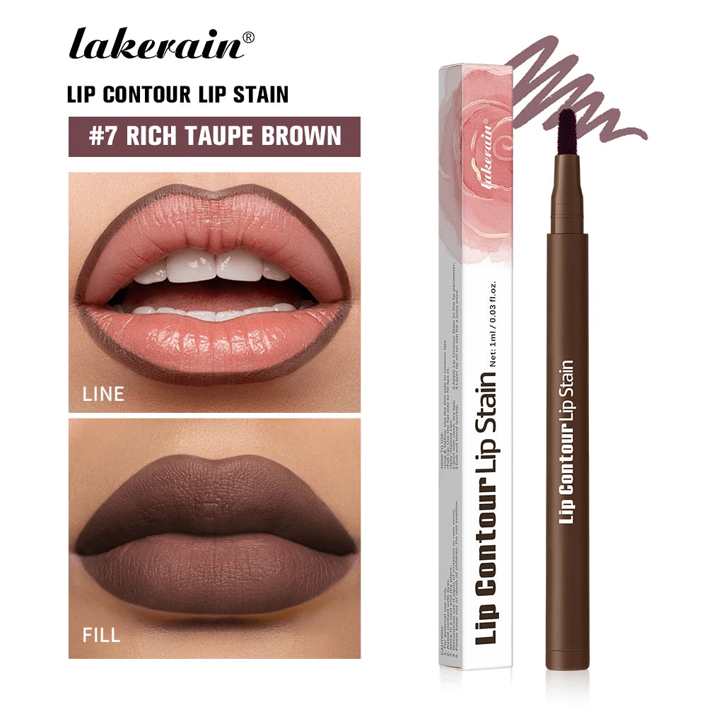 Lip Contour Lip Stain and Long Lasting Liner for Perfect Daily Makeup Looks