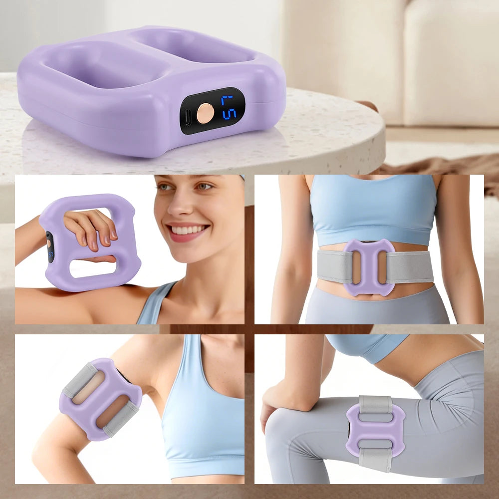 Electric Fascia Ring and Vibration Massager for Deep Tissue Muscle Recovery